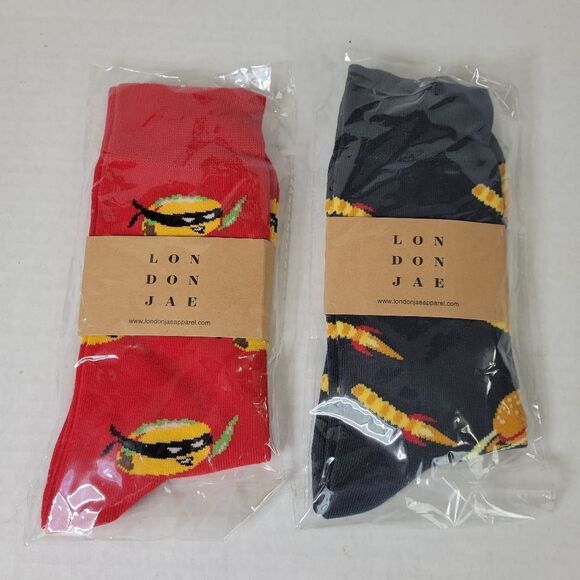 London Jae Apparel Novelty Socks; Set of 2 - Picture 2 of 6